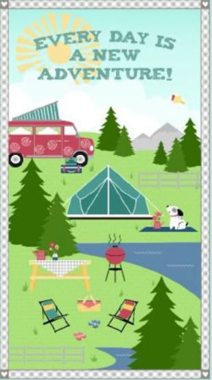 Adventure Time Camping Panel