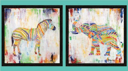 Artworks XIII  Rainbow Animal Panel
