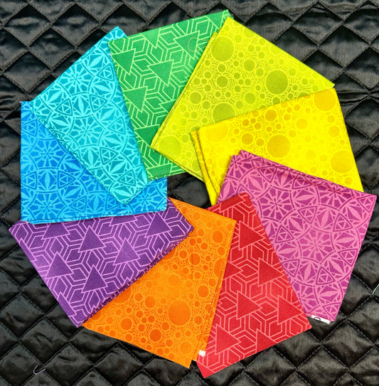 Fat Quarter Bundle - New Worlds - 9pc