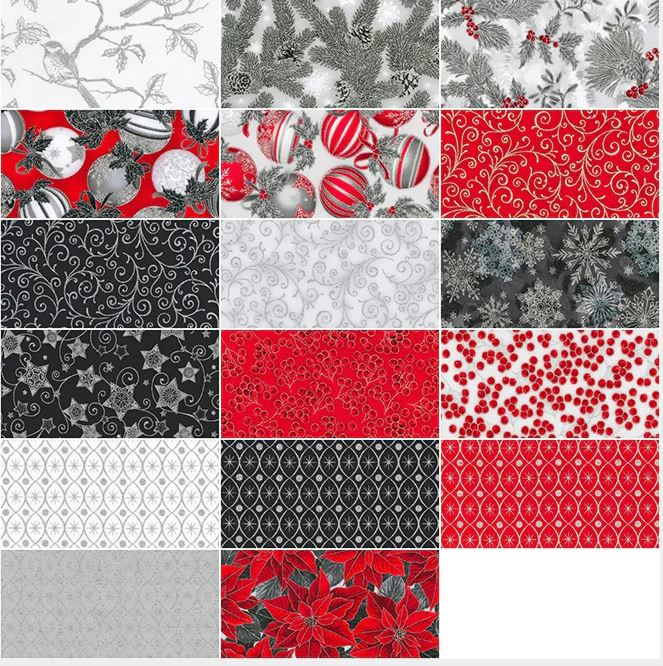 Jelly Roll - Holiday Flourish - 40 Strips