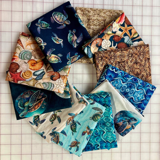 Fat Quarter Bundle - Endless Blues - 11pc