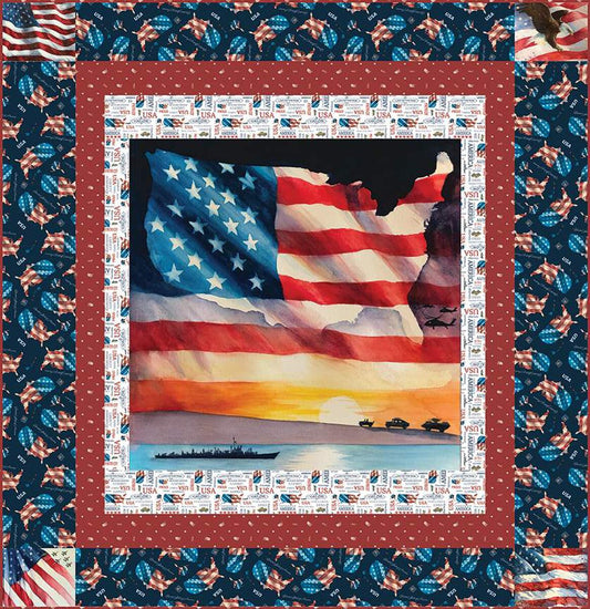 Letters From Home Panel Quilt KIT