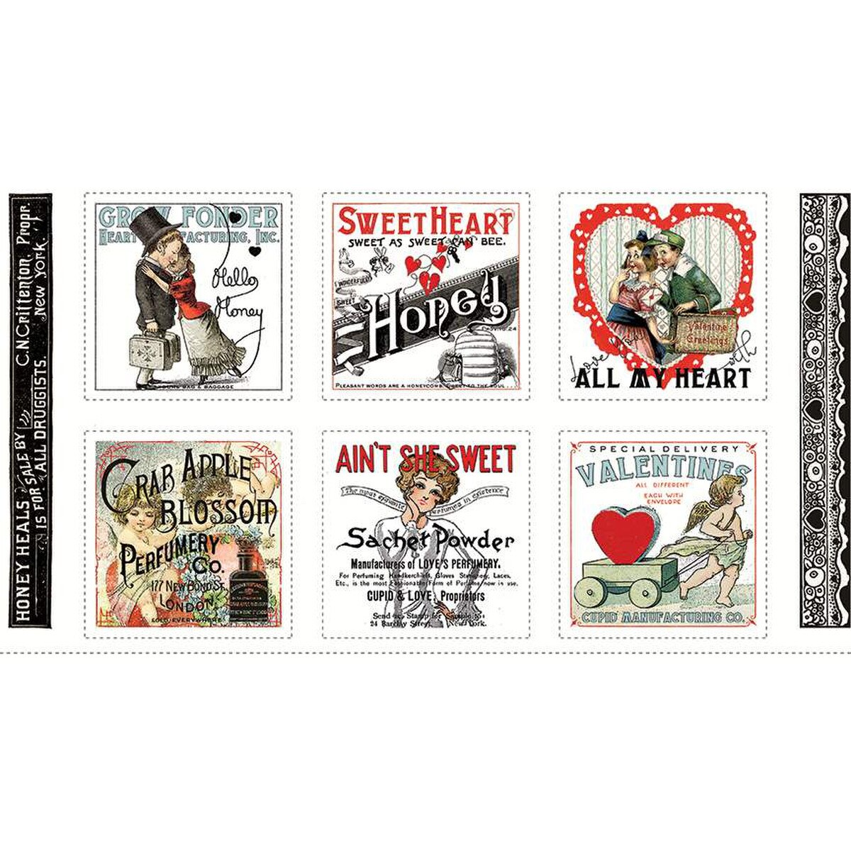 All My Heart Valentine Ads Patch Panel