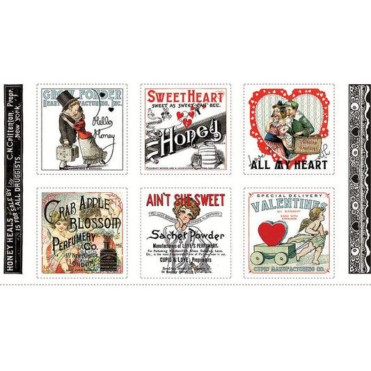 All My Heart Valentine Ads Patch Panel
