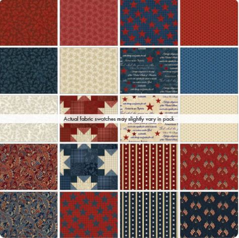 Charm Pack - American Spirit - 42pc