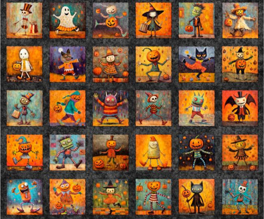Creepin' it Real Halloweem Character Picture Patch Panel