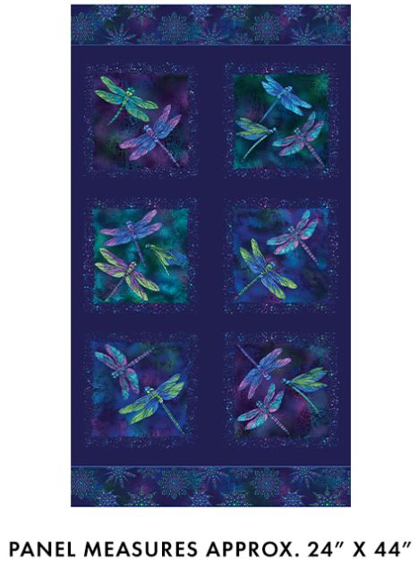 On Dragonfly Wings Panel Squares