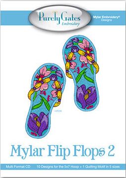 Purely Gates Mylar Flip Flops 2