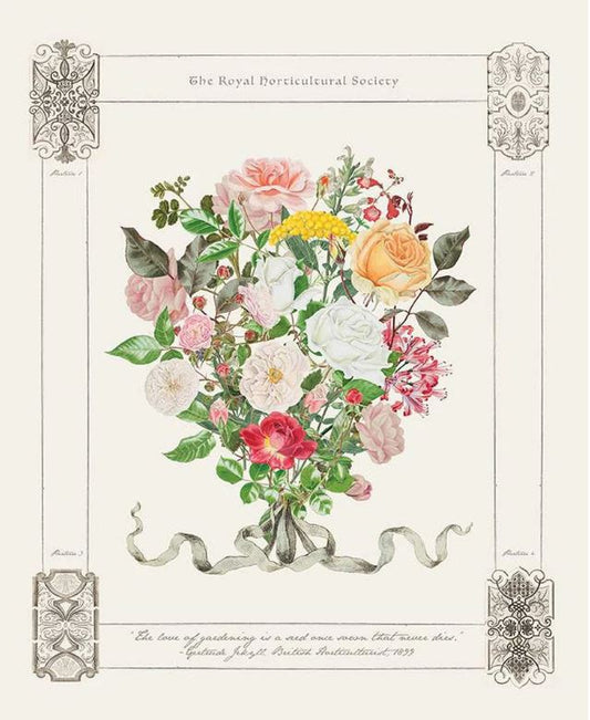 Floral Gardens Floral Bouquet Panel