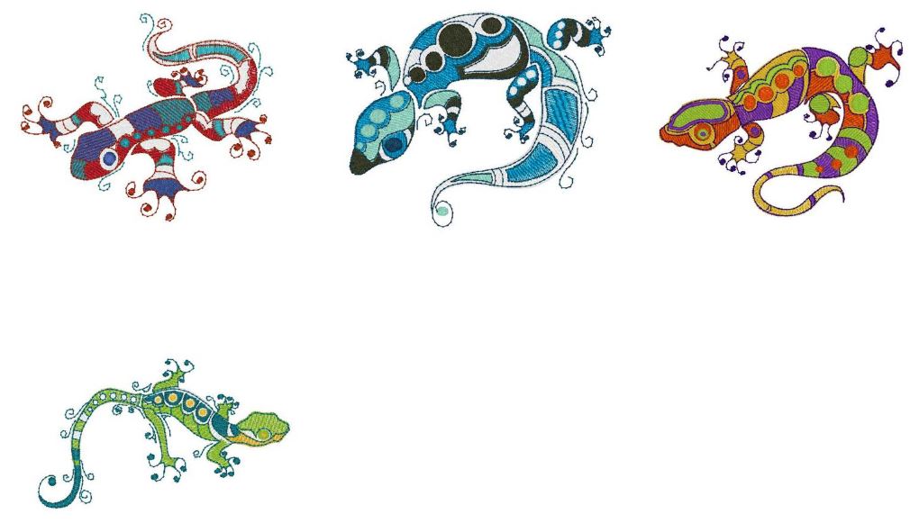 Purely Gates Mylar Geckos