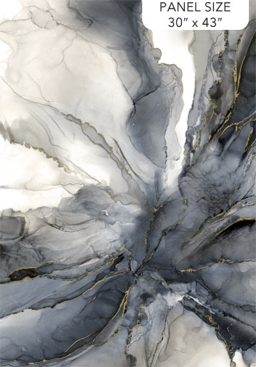 Midas Touch Geode Texture Grey/Black Panel