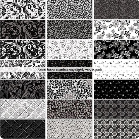 Charm Pack - Midnight Rhapsody - 42pc