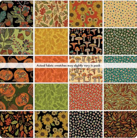 Charm Pack - Pumpkin and Spice - 42pc