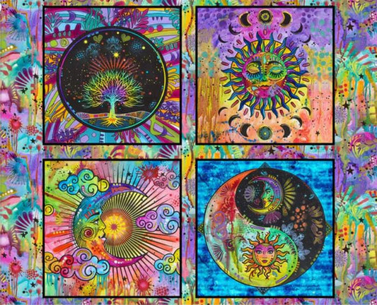 Stargazer Suns & Moons 4 Picture Panel