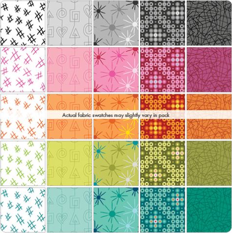 Charm Pack - Stitchy - 42pc