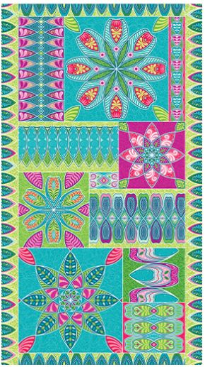 Vibrancy Geometric Ruler Panel