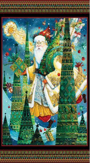 Christmas Spirit Santa Panel