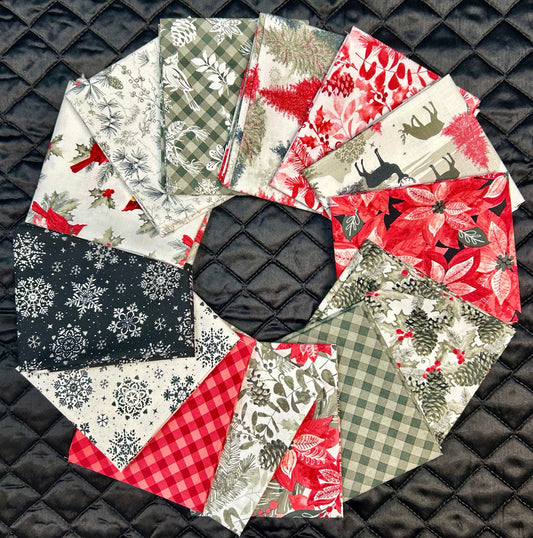 Fat Eighth Bundle - Holiday Style 9"x22" 14pc