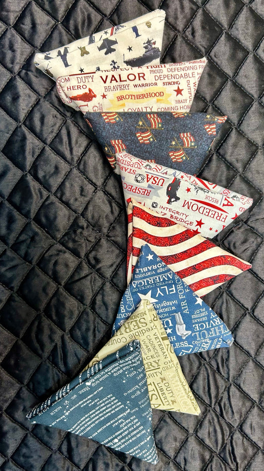 Fat Quarter Bundle - Coming Home Military Branches - 8pc