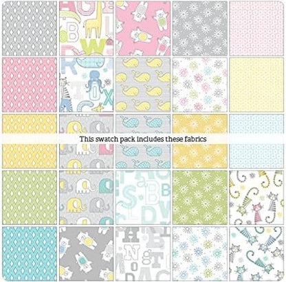 Charm Pack - Adorable Alphabet - 42pc