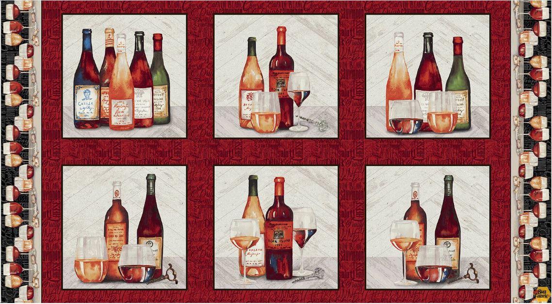 After Five Wine Panel Squares