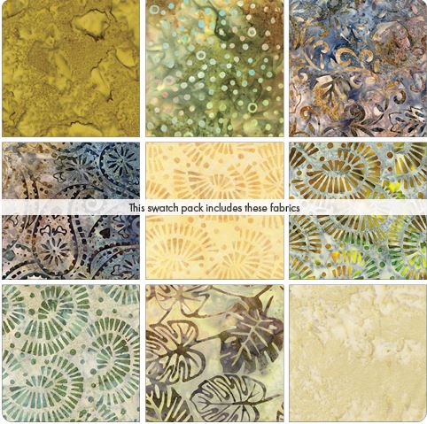 Charm Pack - Bali Palettes Naturals Batiks - 42pc