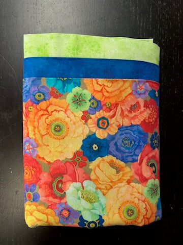 Blue, Green and Floral 3 Yard KIT