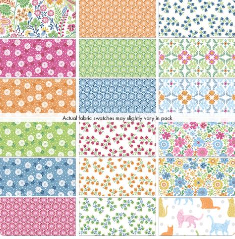 Jelly Roll - Color it Sunshine - 40 Strips