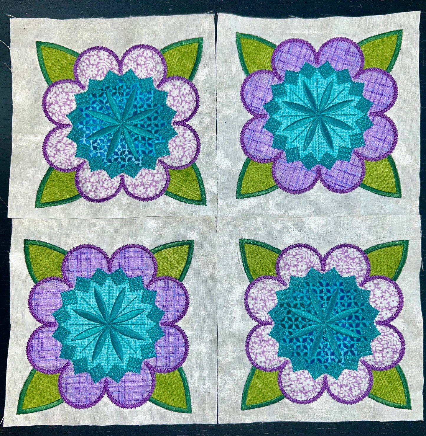 8/9/25 ~ Garden Club Embroidery Block of the Month CLASS