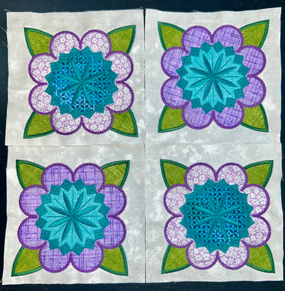 8/9/25 ~ Garden Club Embroidery Block of the Month CLASS