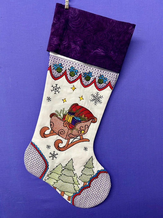 10/3/25 ~ Embroidered Stocking CLASS
