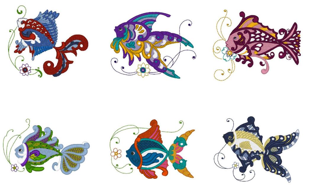 Purely Gates Mylar Tropical Fish