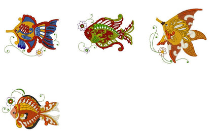 Purely Gates Mylar Tropical Fish