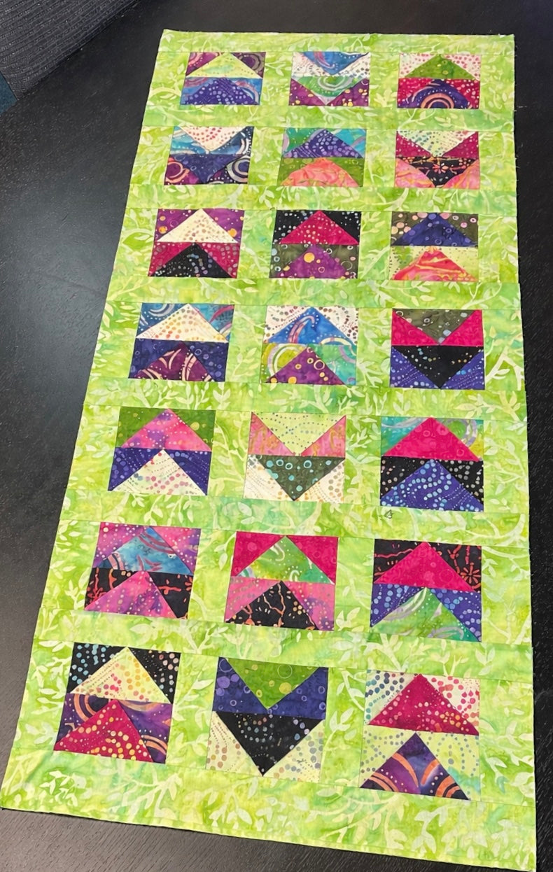 4/7/26 ~ Serger Flying Geese Table Runner CLASS
