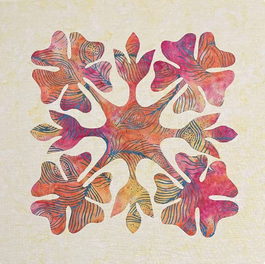 10/24/25 ~ Hand Applique Hibiscus Block CLASS