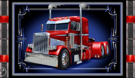 Keep on Trucking Semi Truck Panel