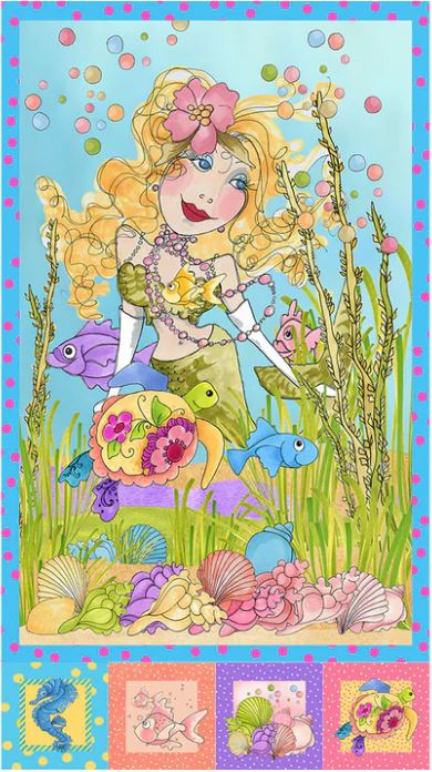 Loralie Undersea Fantasy Mermaid Panel