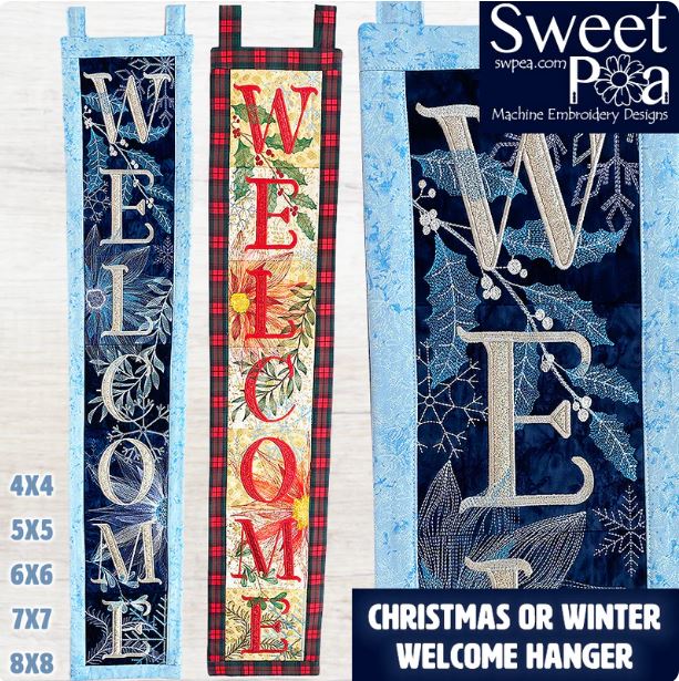 11/23/24 ~ Embroidered Welcome Banner CLASS