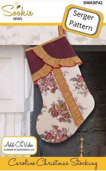 9/23/25 ~ Serger Caroline Christmas Stocking CLASS